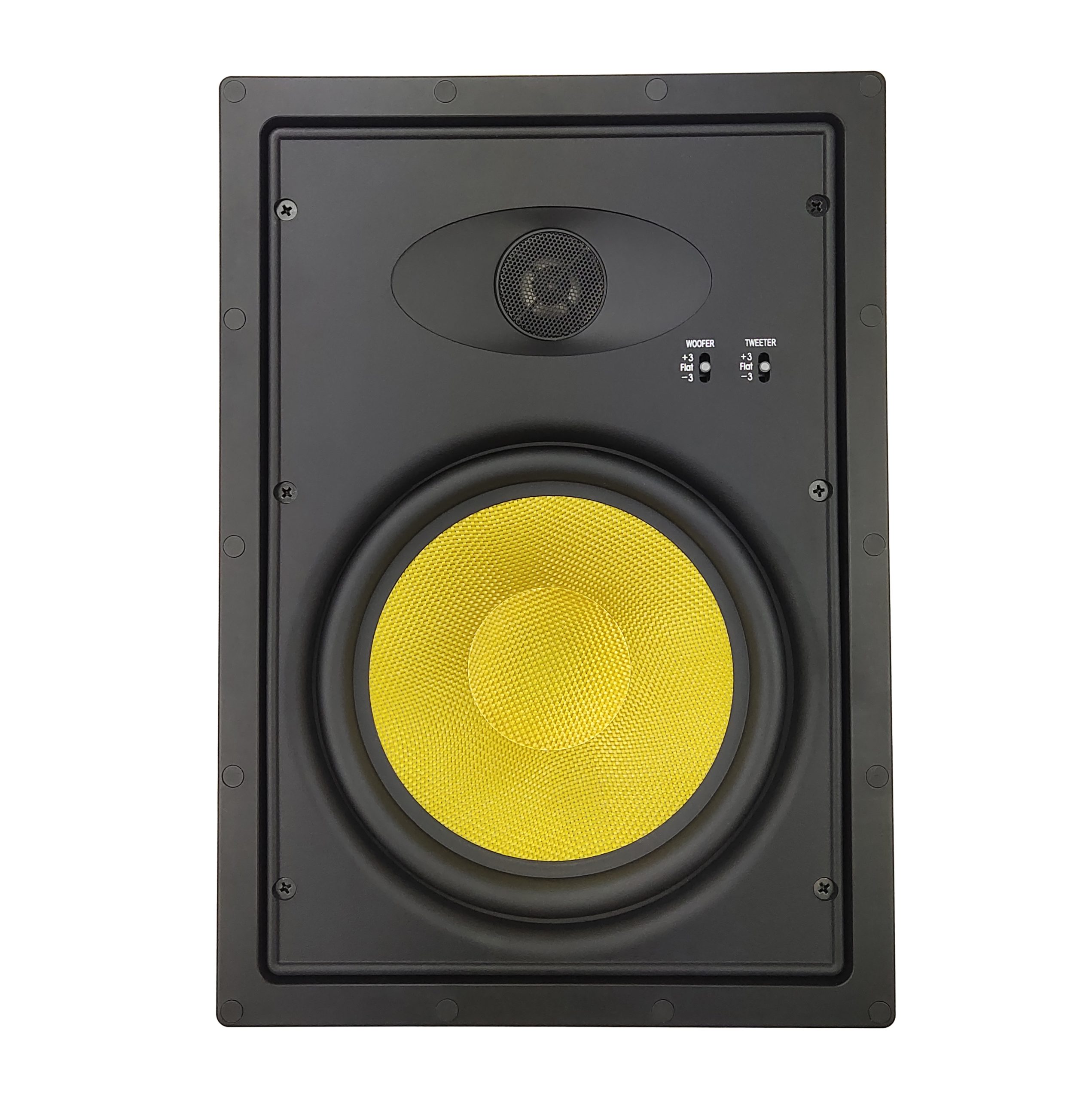 TAGA Harmony TCW-890 8" 2-Way In-Wall LCRS Speakers PAIR - WHITE